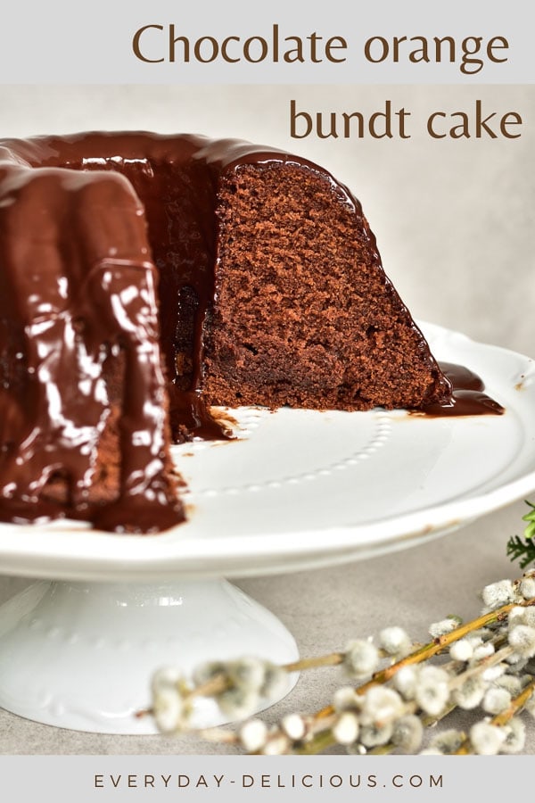 Chocolate orange bundt cake Everyday Delicious