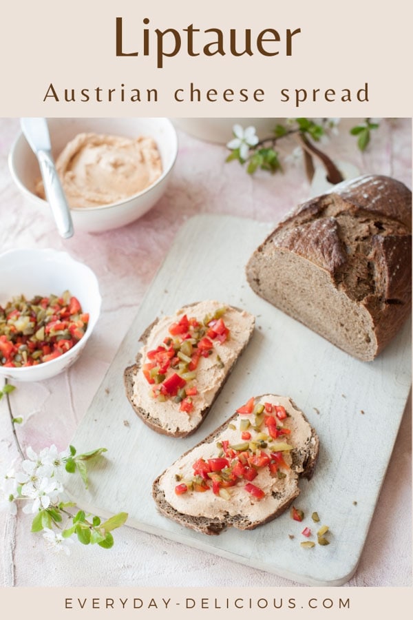Liptauer Austrian paprika cheese spread recipe Everyday Delicious