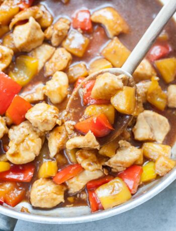 sweet and sour chicken with pineapple