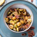 roasted brussel sprouts with pineapple