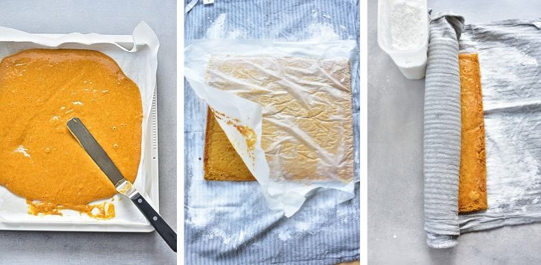 pumpkin roll recipe preparation steps