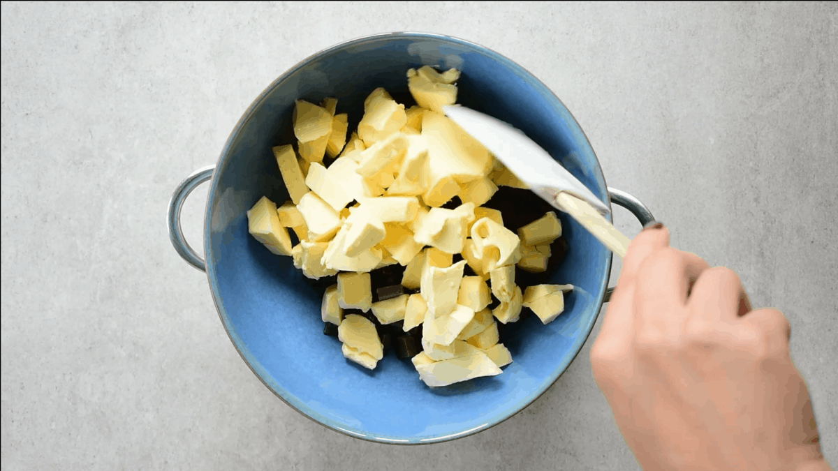 butter in a bowl