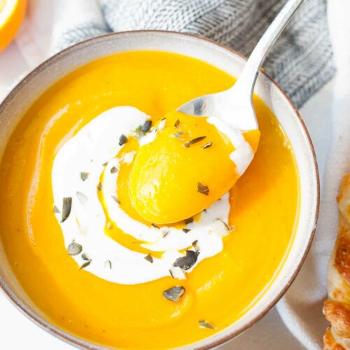 Pumpkin and ginger soup with orange Everyday Delicious