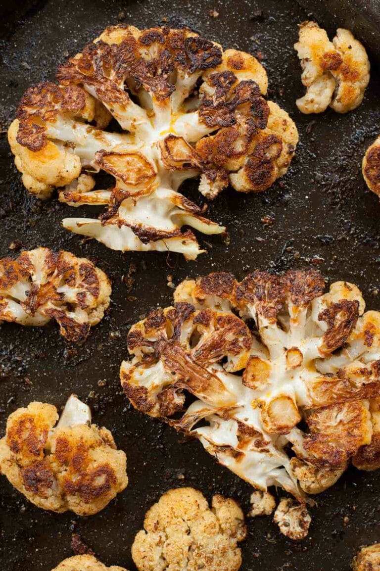 Roasted cauliflower steaks recipe / How to roast cauliflower