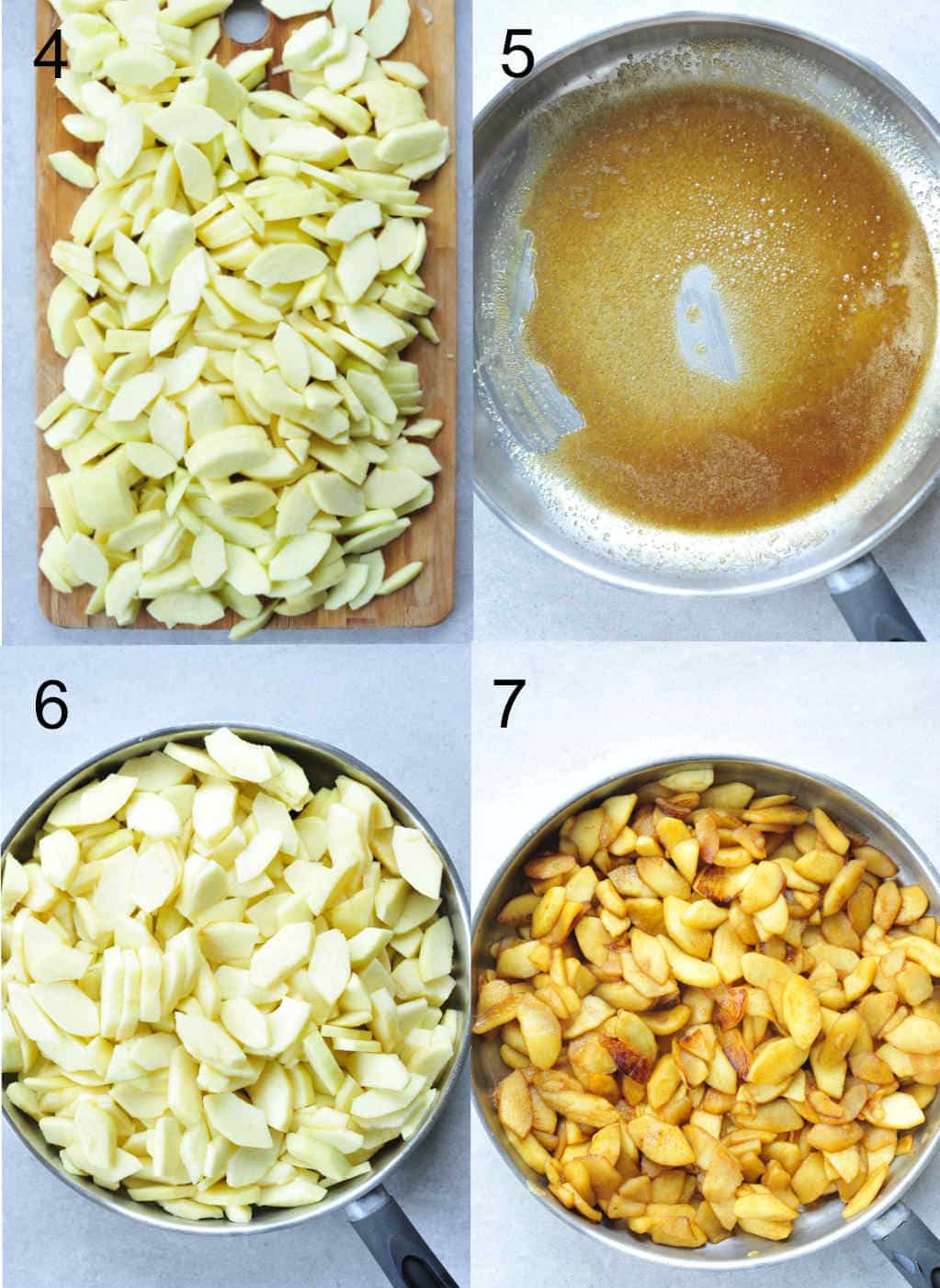apple filling preparation steps