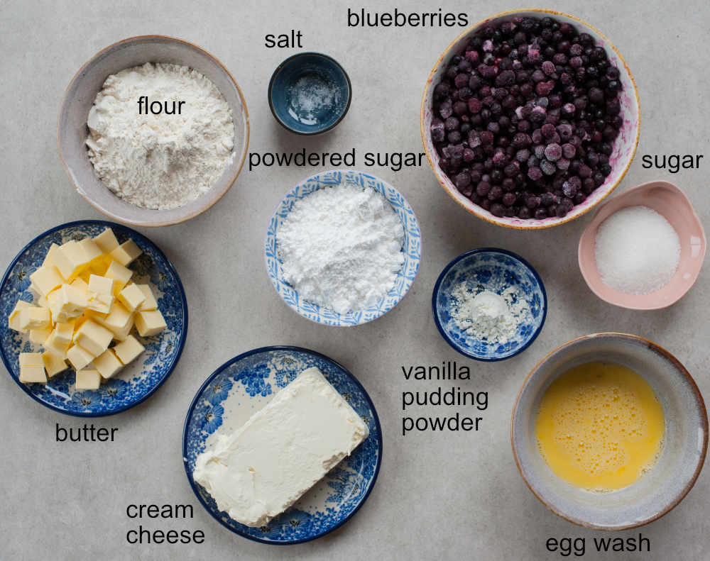 blueberry hand pies ingredients