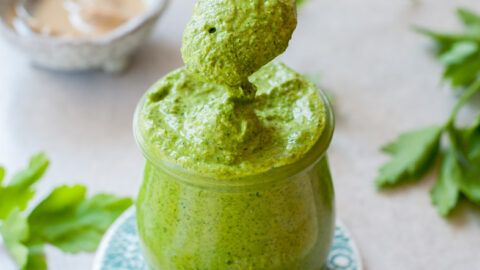 Green tahini sauce