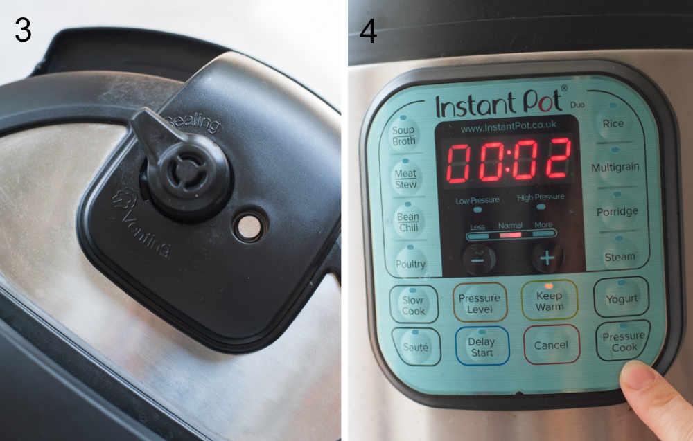 instant pot settings