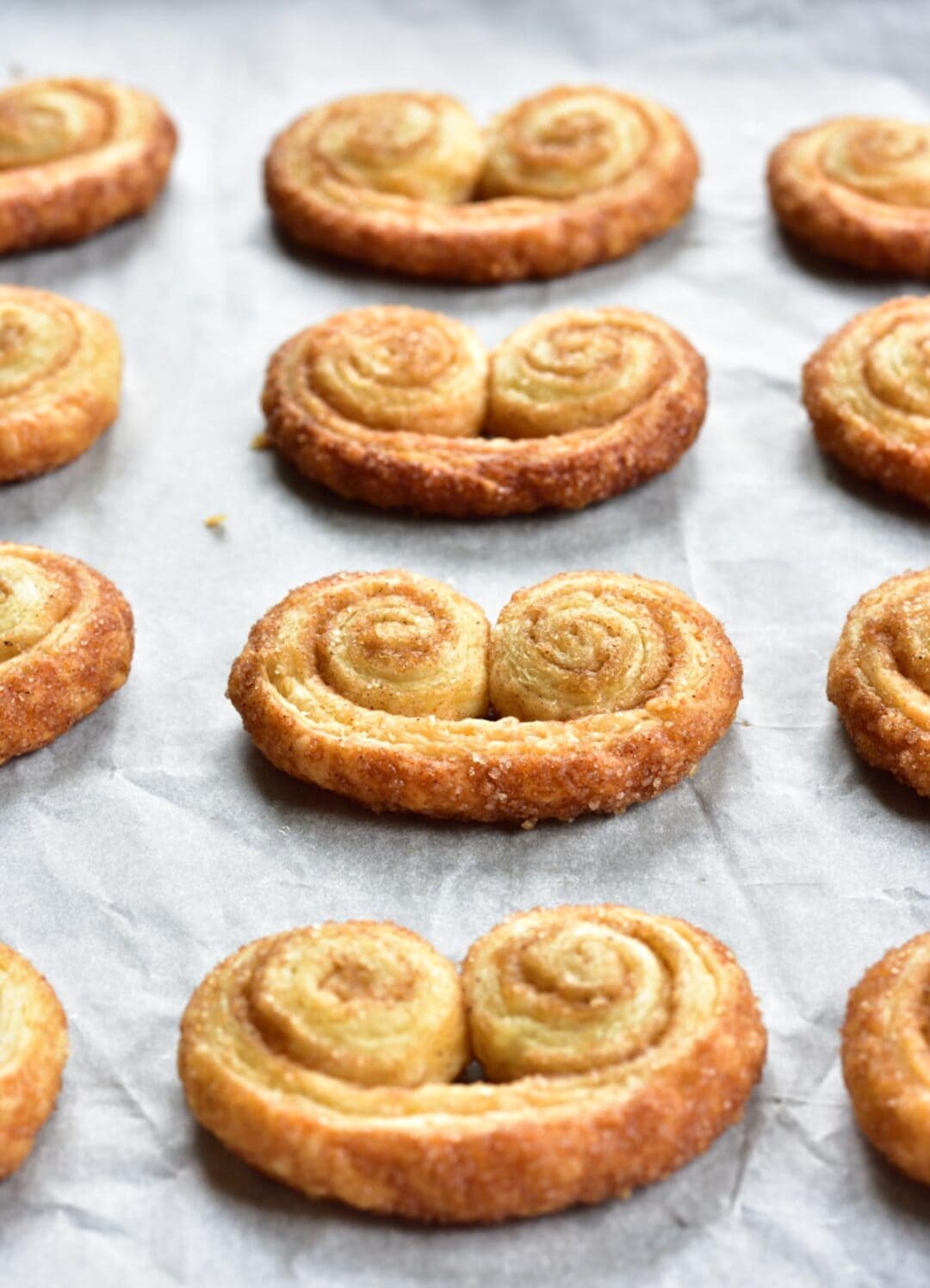 Cinnamon palmiers recipe 3ingredient puff pastry cookies