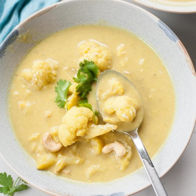 Curried cauliflower soup with coconut milk Everyday Delicious