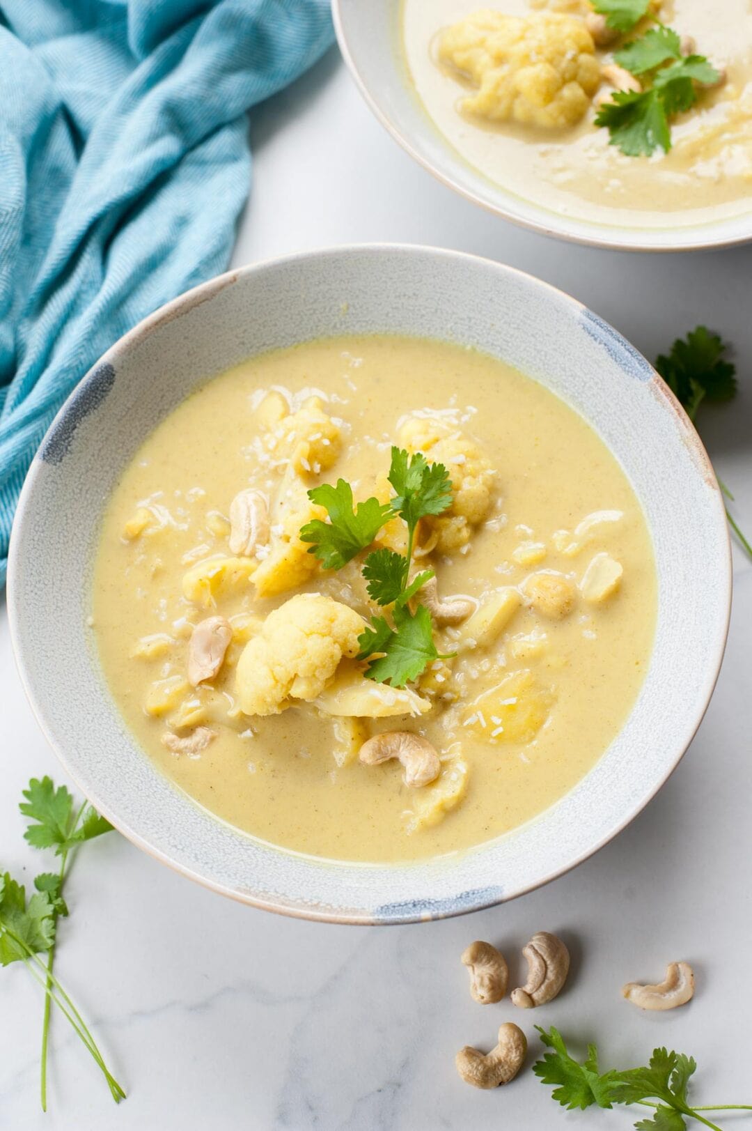Curried cauliflower soup with coconut milk - Everyday Delicious