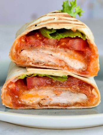 crispy chicken wrap