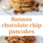 Banana Chocolate Chip Pancakes (VIDEO) - Everyday Delicious