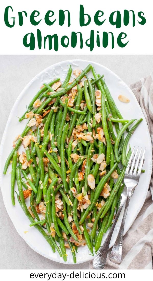 Green beans almondine Everyday Delicious
