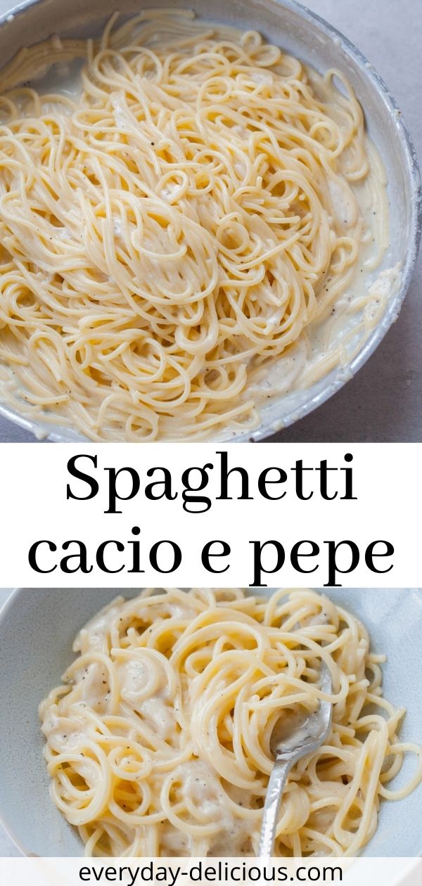 Spaghetti cacio e pepe Everyday Delicious
