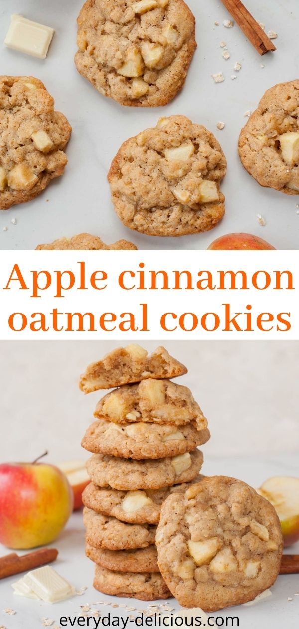 Apple Cinnamon Oatmeal Cookies (video) Everyday Delicious