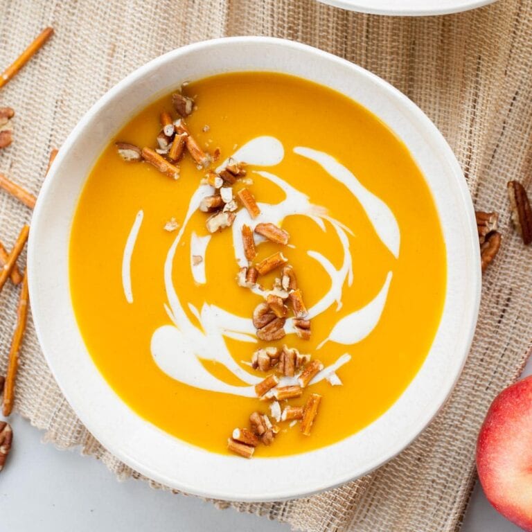 Butternut Squash Apple Soup - Everyday Delicious