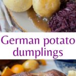 German potato dumplings pin.