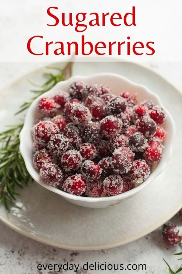 Sugared Cranberries Everyday Delicious