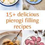 Pierogi with different fillings.