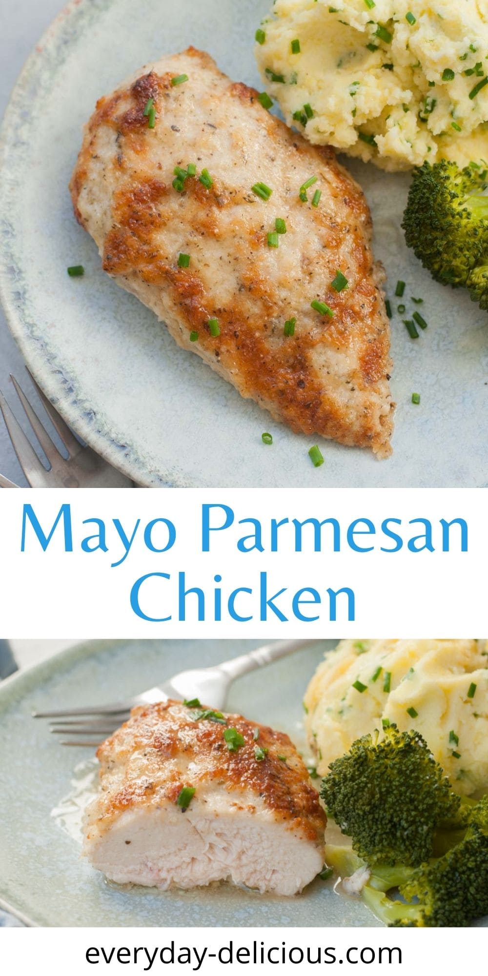 Mayo Parmesan Chicken (video) - Everyday Delicious
