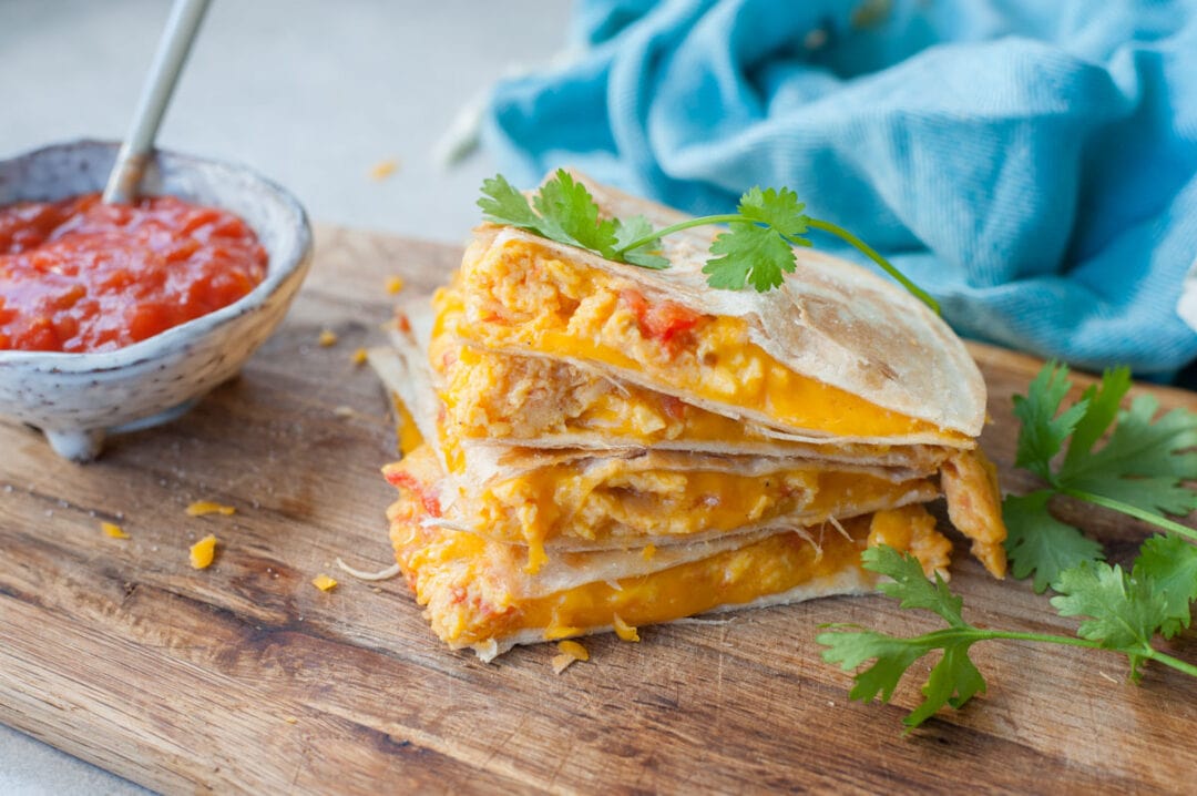 Easy breakfast quesadilla recipe Everyday Delicious