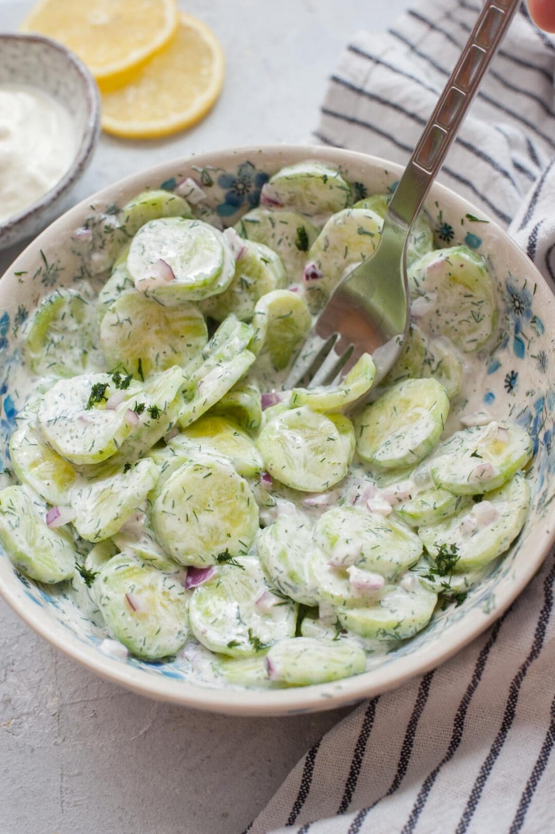 Mizeria (Polish cucumber salad) Everyday Delicious