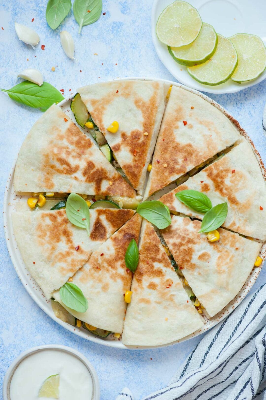 Zucchini Quesadilla Everyday Delicious