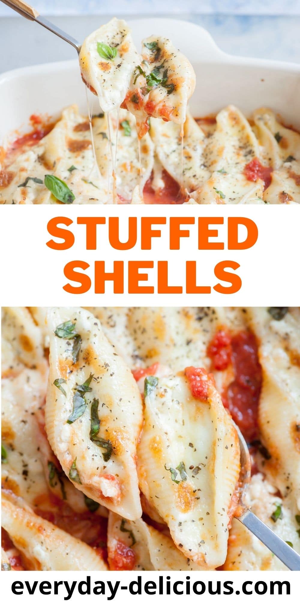 Cottage Cheese Stuffed Shells Everyday Delicious