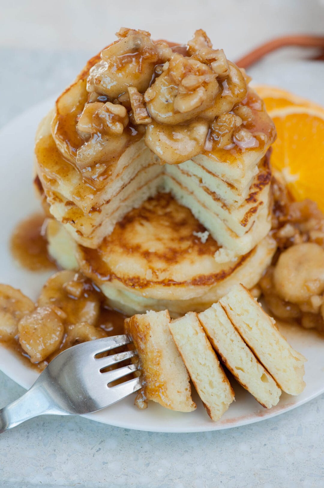 Bananas Foster Pancakes Everyday Delicious
