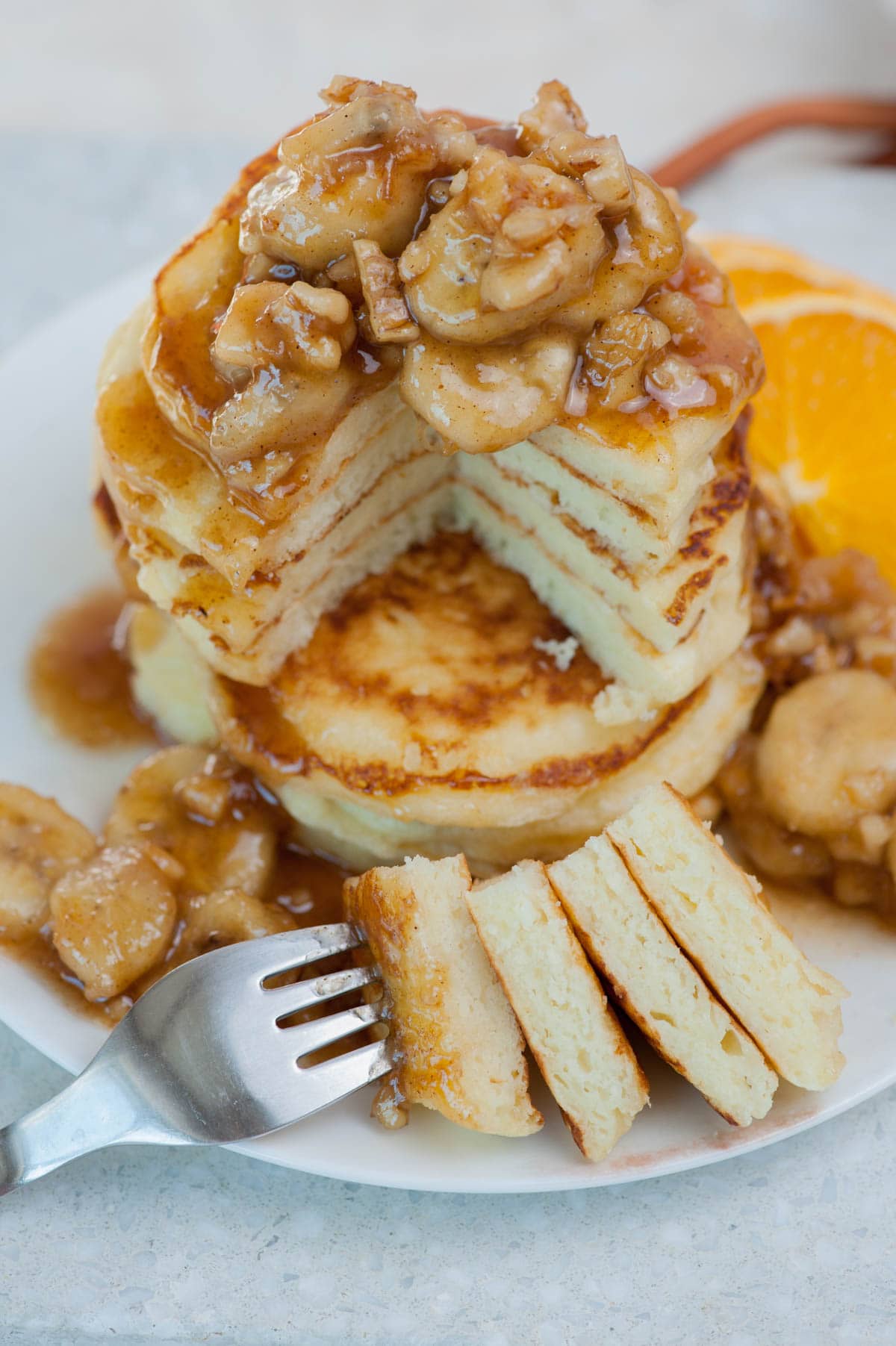 Bananas Foster Pancakes Everyday Delicious