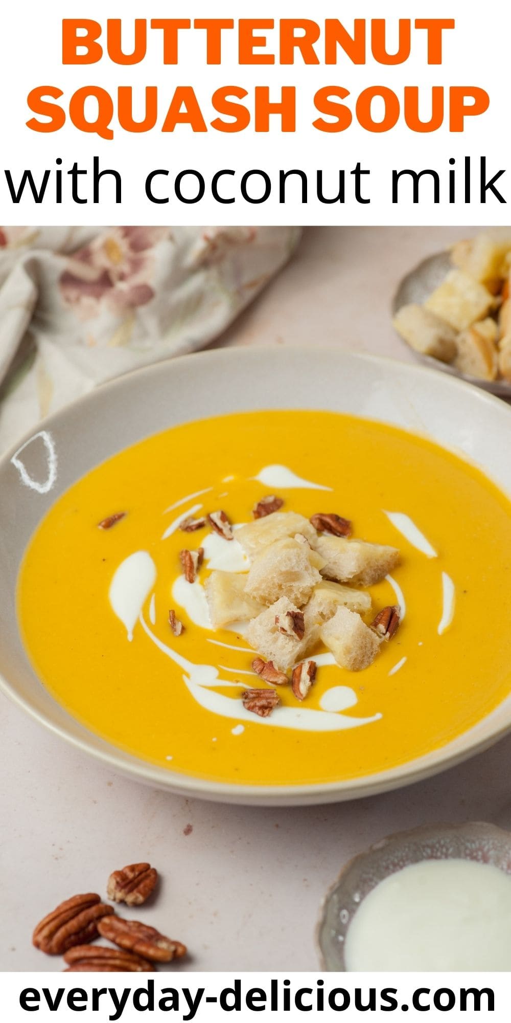 Butternut Squash Soup with Coconut Milk Everyday Delicious