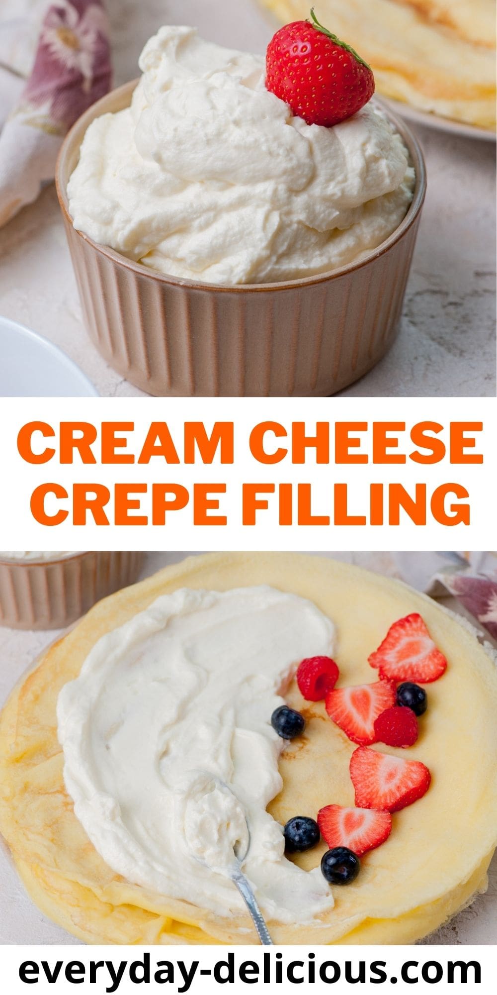 Cream Cheese Crepe Filling Everyday Delicious Cream Cheese Crepe Filling Everyday Delicious