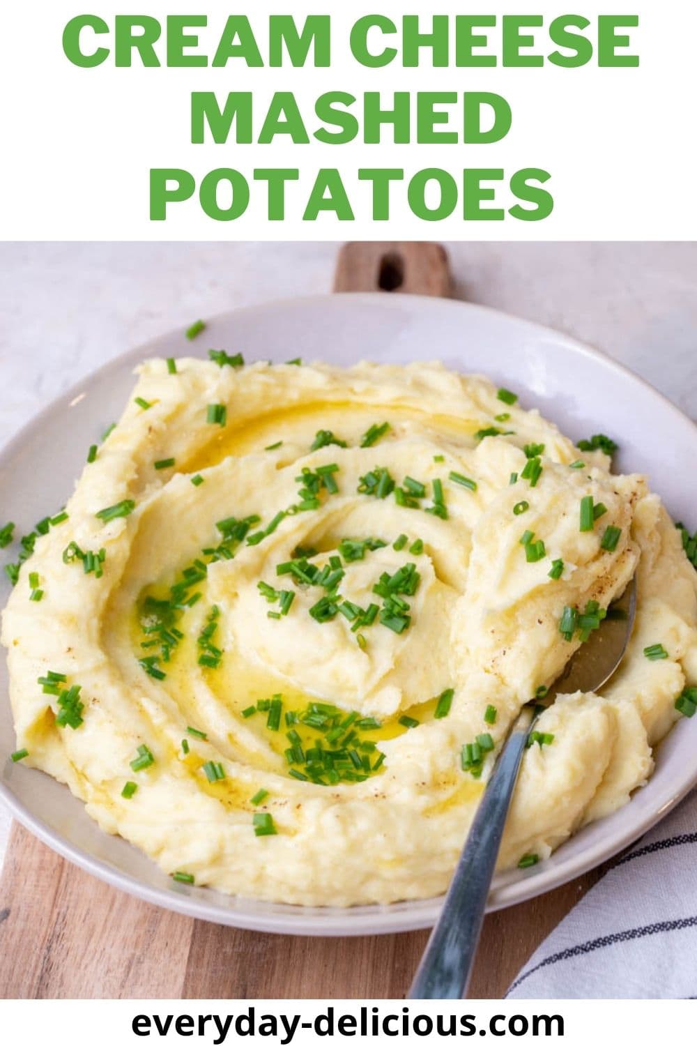 Cream Cheese Mashed Potatoes - Everyday Delicious