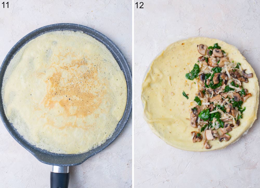 Savory Crepes with Mushrooms - The Plant Based School