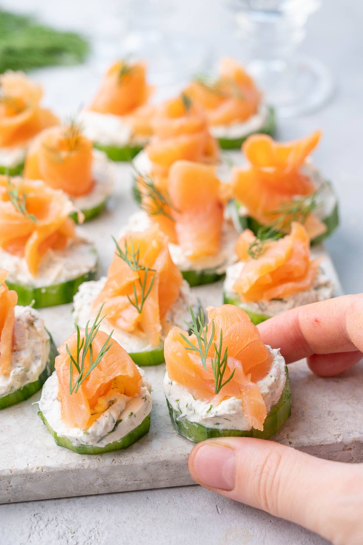 Smoked Salmon Appetizer Bites