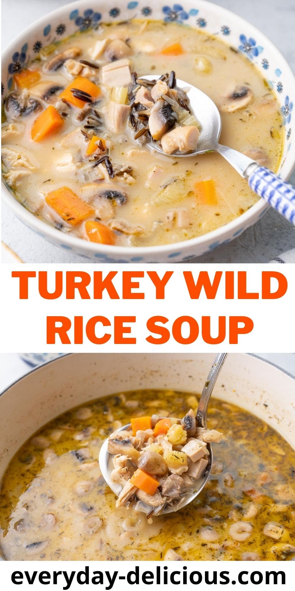 Turkey Wild Rice Soup - Everyday Delicious