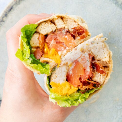 Chicken Bacon Ranch Wrap Everyday Delicious