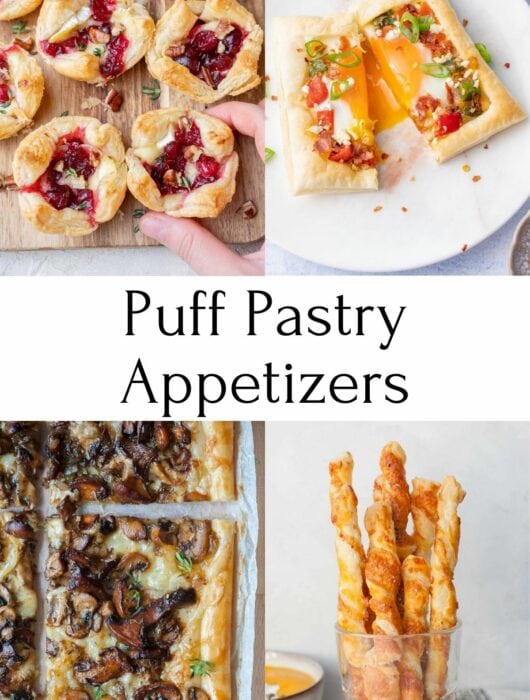 Puff pastry appetizers photos.