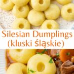 Silesian dumplings pinnable image.
