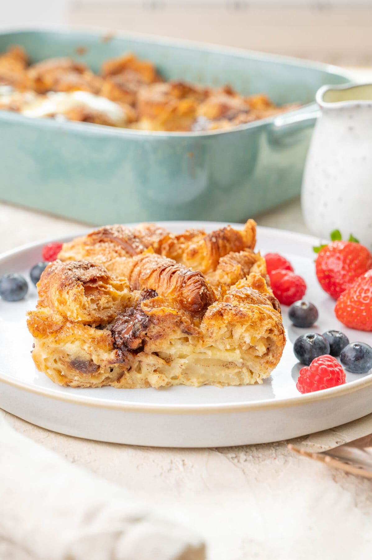 Croissant Bread Pudding Everyday Delicious