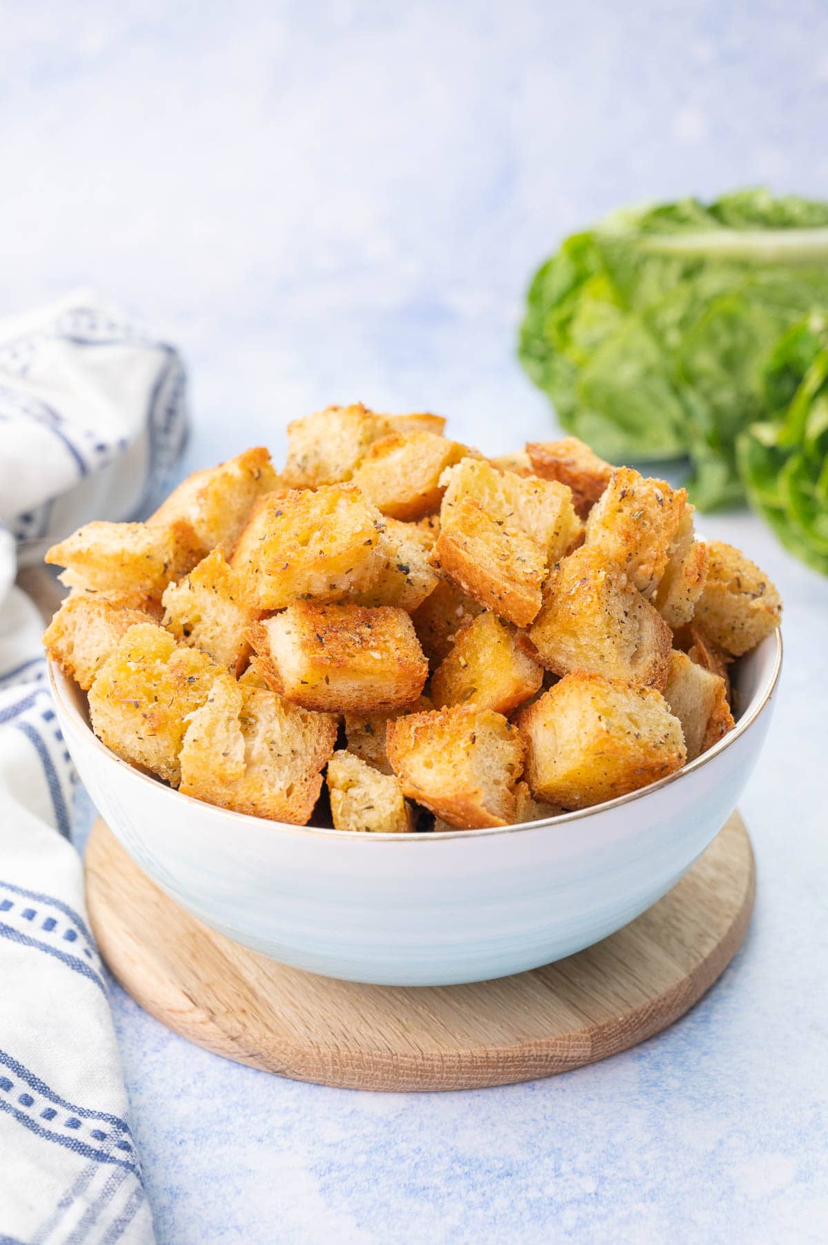 How to make Homemade Croutons - Bowl of Delicious