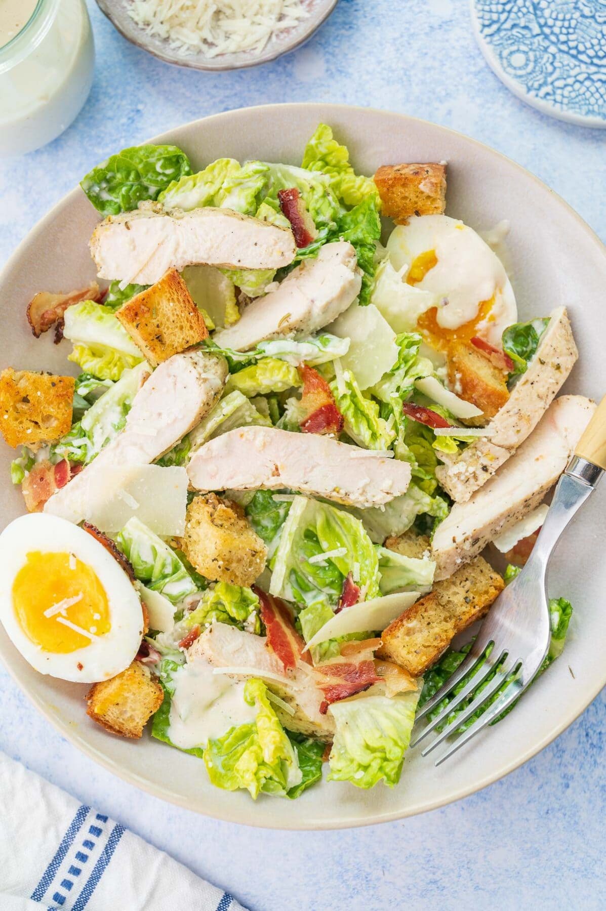 Chicken Caesar Salad Everyday Delicious chicken-caesar-salad-everyday-delicious