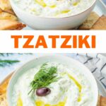 Tzatziki pinnable image.