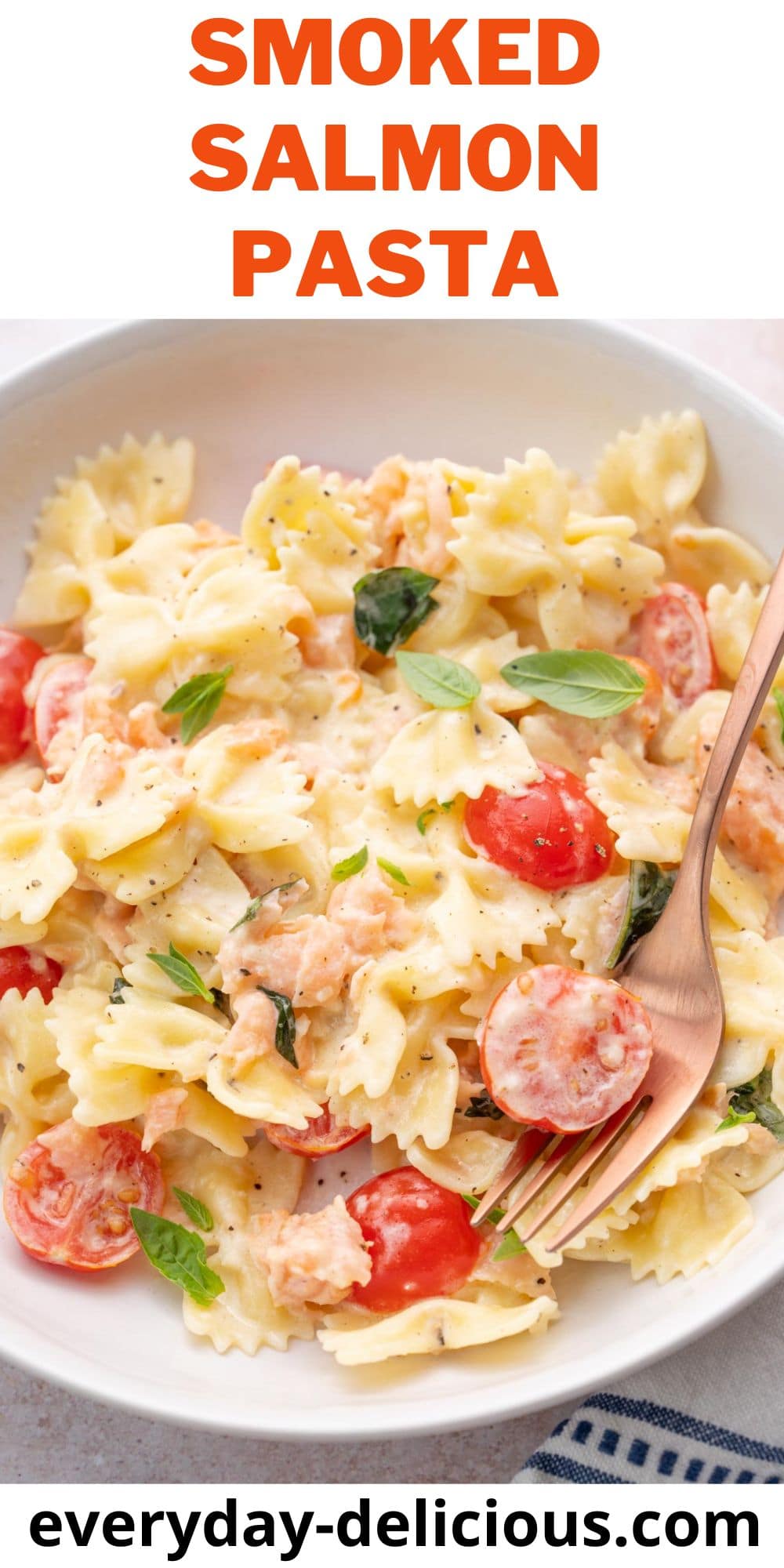 Smoked Salmon Pasta - Everyday Delicious
