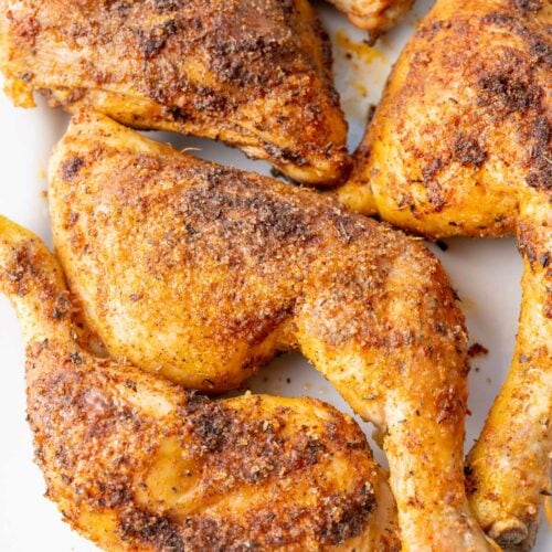 Baked Chicken Leg Quarters Everyday Delicious