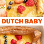 Dutch Baby pinnable image.