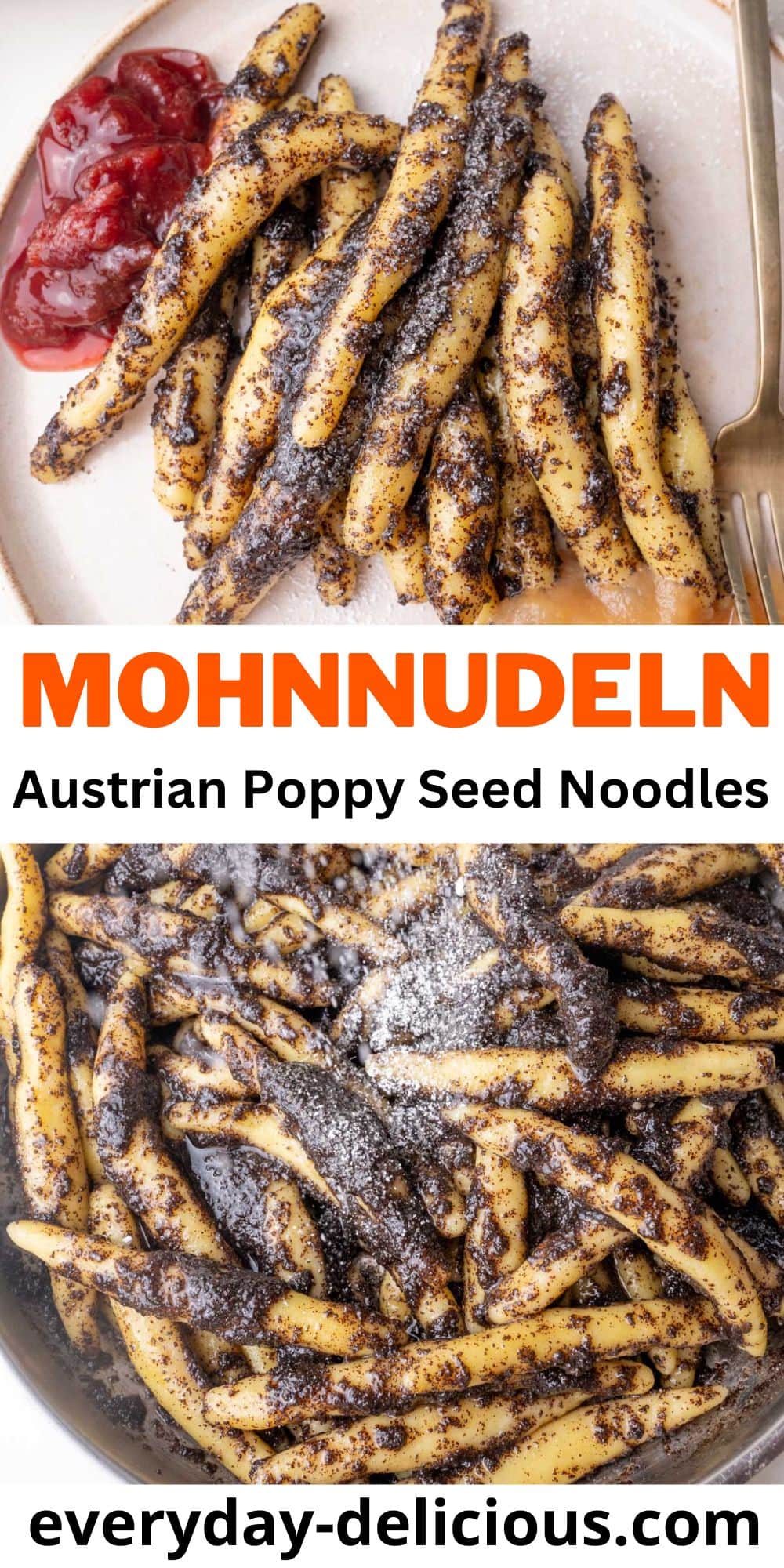 Mohnnudeln - Austrian Poppy Seed Noodles - Everyday Delicious